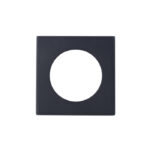 Serozzetta Square Szm Outer Rose Cover Pack - Matt Black