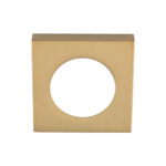 Serozzetta Square Szm Outer Rose Cover Pack - Satin Brass