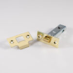 Carlisle Brass 76mm Tubular Latch - 8mm Follower - Electro Brass - Electro Brassed