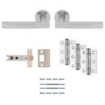 Serozzetta Lagos Latch Pack - Ultimate Door Pack - Polished Chrome