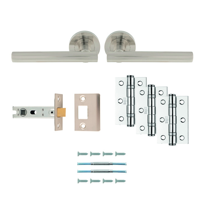 udp011sn.jpg Carlisle Brass Faro Latch Pack - Ultimate Door Pack - Satin Nickel - Image 1