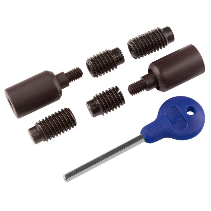 wf18mbrz.jpg Carlisle Brass Sash Window Stop (2 x Stops 4 x Ferrules 1 x Key) - Matt Bronze - Image 1